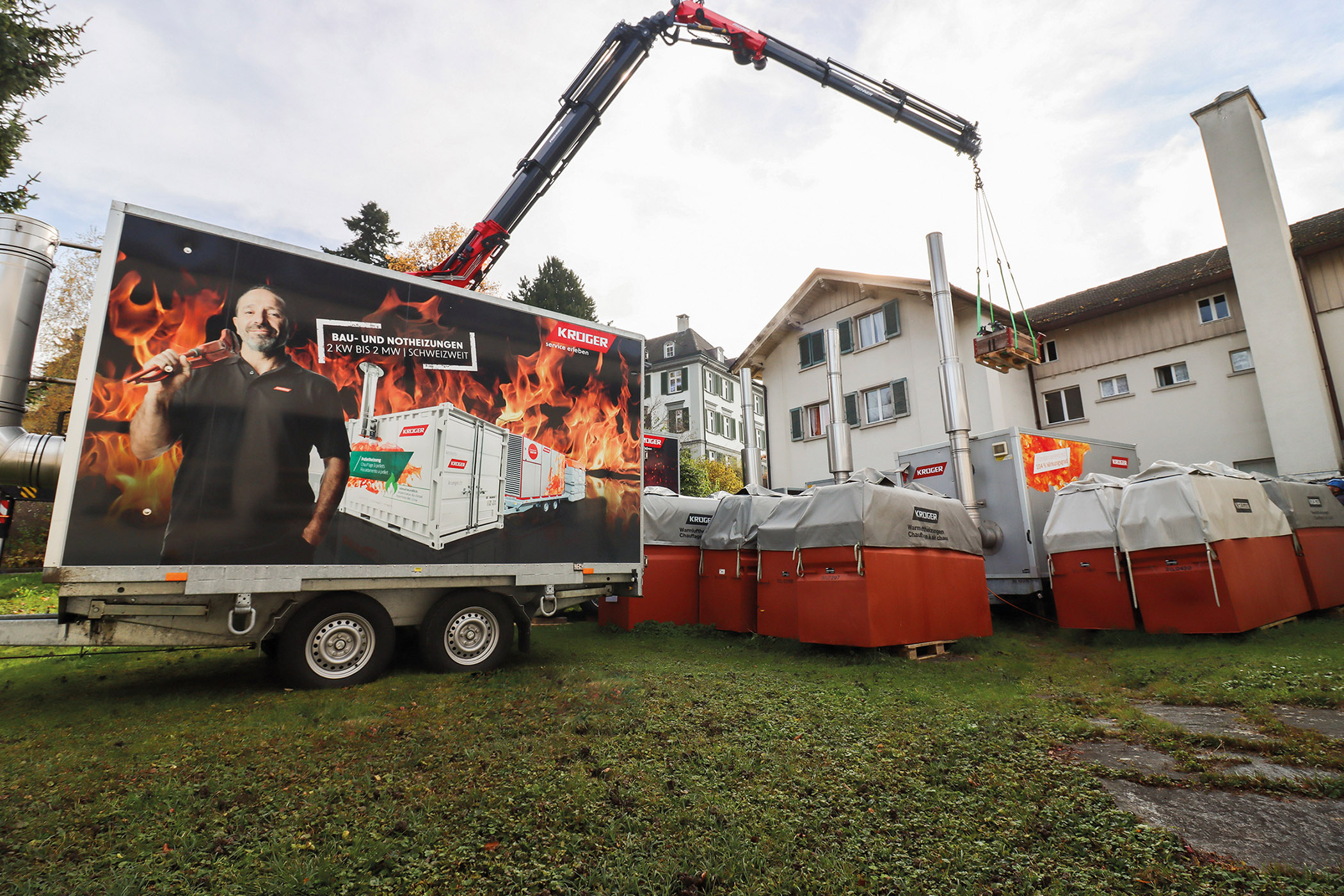 Fornitura di calore affidabile durante le conversioni, grazie alla tecnologia di riscaldamento mobile