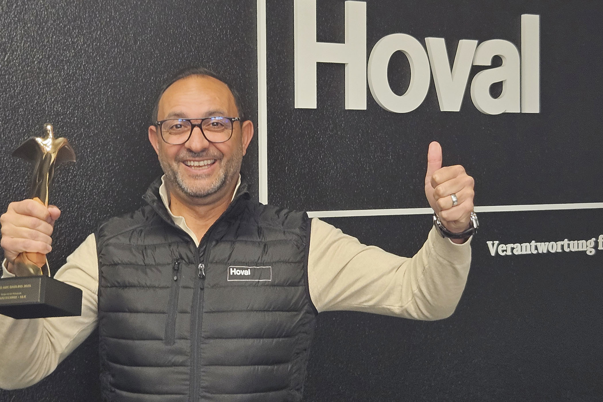 «Swiss Arc Darling» 2025: medaglia d’oro per Hoval Svizzera SA